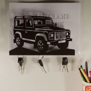 LAND ROVER DEFENDER 90  décliné en porte document/accroche clés