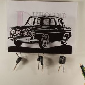 RENAULT 8 GORDINI déclinée en porte document/accroche clés