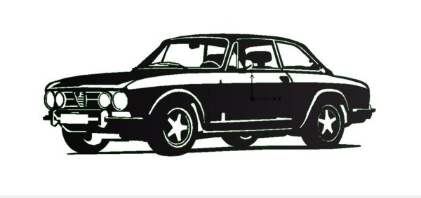 ALFA ROMEO coupé bertone 1750